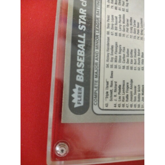 1981 FLEER STAR STICKER RARE GEORGE BRETT KANSAS CITY ROYALS HOF#43 NM - Picture 9 of 10